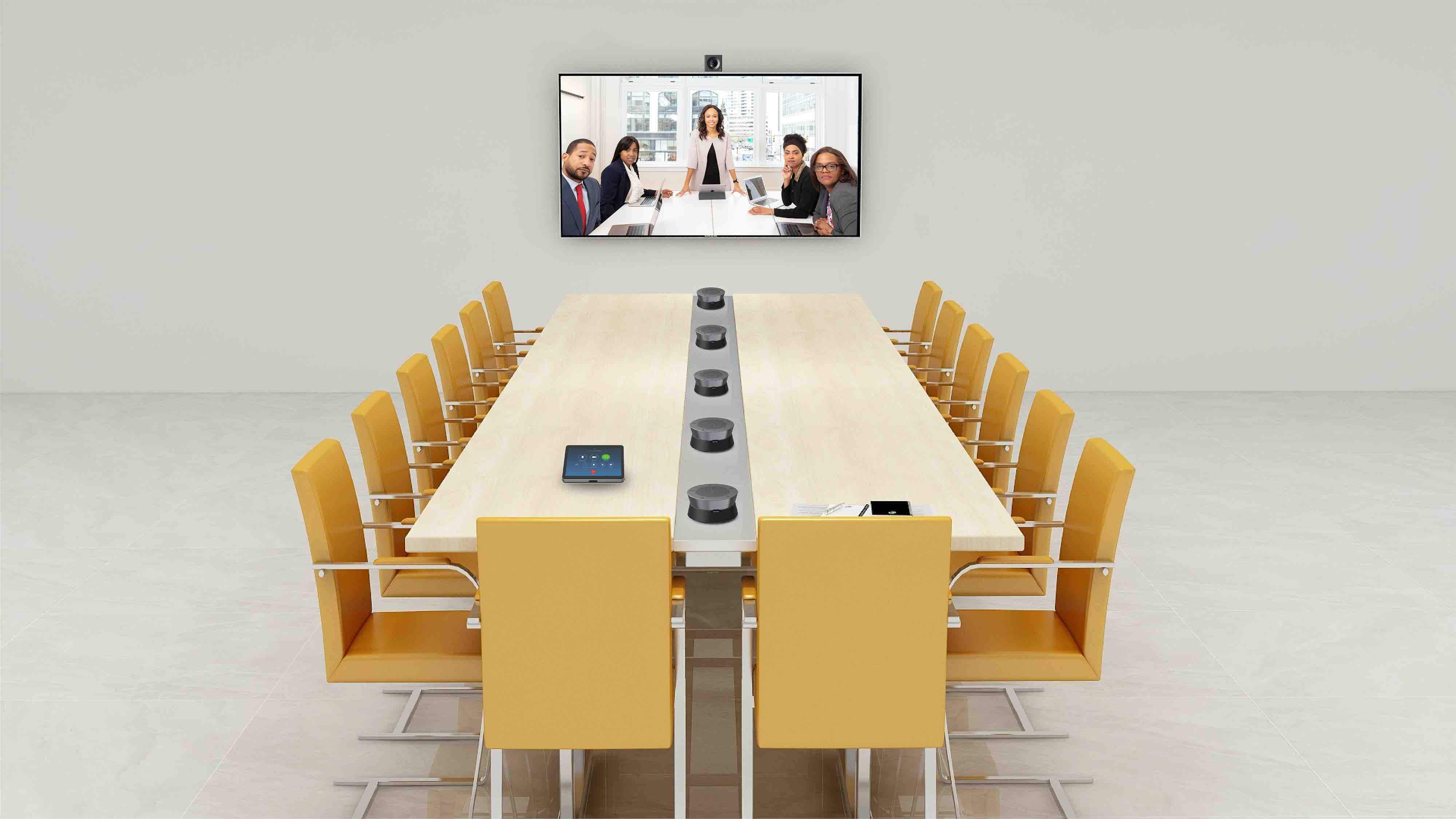 耳目达大型视频会议室单显示终端解决方案
